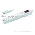 6-way shuner American extension outlet with UL